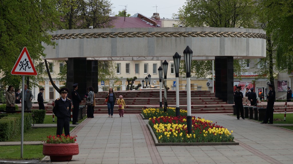 Мемориальный комплекс «Вечный огонь» в Тамбове